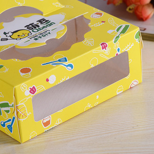 Tùy chỉnh hộp giấy cắt cửa sổ rõ ràng cho bé Đồ chơi Thời Trang Phụ kiện bao bì cửa sổ móc áo hộp - Product Image 4