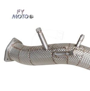 Tuyau de descente d'échappement pour <span class=keywords><strong>2022</strong></span> + Porsche 718 <span class=keywords><strong>GT4</strong></span> <span class=keywords><strong>RS</strong></span> 4.0L avec OPF avec bouclier thermique - Product Image 6