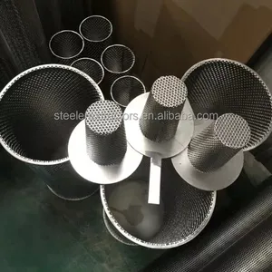 SS304 Perforated ss mesh filter baskets/cylinder/cartridge