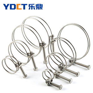 Abrazadera de Doble Alambre para Manguera, de Acero Galvanizado, Ajustable de 34-38 mm, para Manguera Contra Incendios, Tubo de Goma, Conexión de Tubería de Plástico - Product Image 4