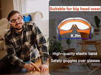 HearCast Safety Dust Proof Eye Protection Electronic Shooting Anti-fog Tersedia Bahan PC