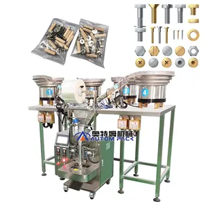 Multi-Function Automatic Counting Electronic Screw Bolt Nut Nails Fitting Springs Washer Hardware Screw Counting Packing Machine