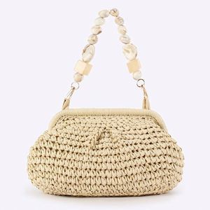 Bolso de Paja Hecho a Mano para Mujer, Estilo 2025, Personalizado, para Vacaciones en la Playa, Uso Diario - Product Image 6