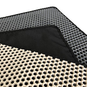 Almohadilla de arena para gatos de tela Oxford EVA de doble capa, impermeable, antideslizante, personalizable, accesorio de Control de arena para pies de mascotas, cajas de arena para gatos - Product Image 4