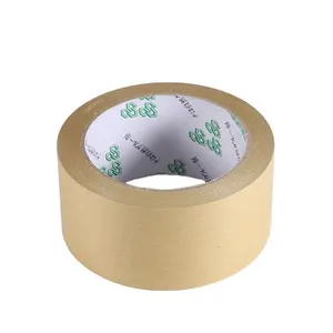 Nastro da imballaggio con Logo personalizzato OEM per nastro gommato in carta Kraft di cartone nastro da imballaggio marrone