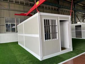 Casa contenedor de acero plegable prefabricada para la construcción de casas prefabricadas al aire libre para uso <span class=keywords><strong>en</strong></span> el dormitorio y la sala de estar <span class=keywords><strong>en</strong></span> <span class=keywords><strong>bienes</strong></span> raíces - Product Image 4