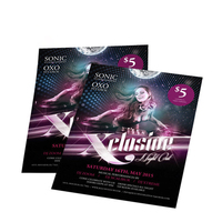 Venta al por mayor personalizado laminación en frío impermeable papel mate pared publicidad foto película música negocios A0 A1 A2 A3 impresión de carteles
