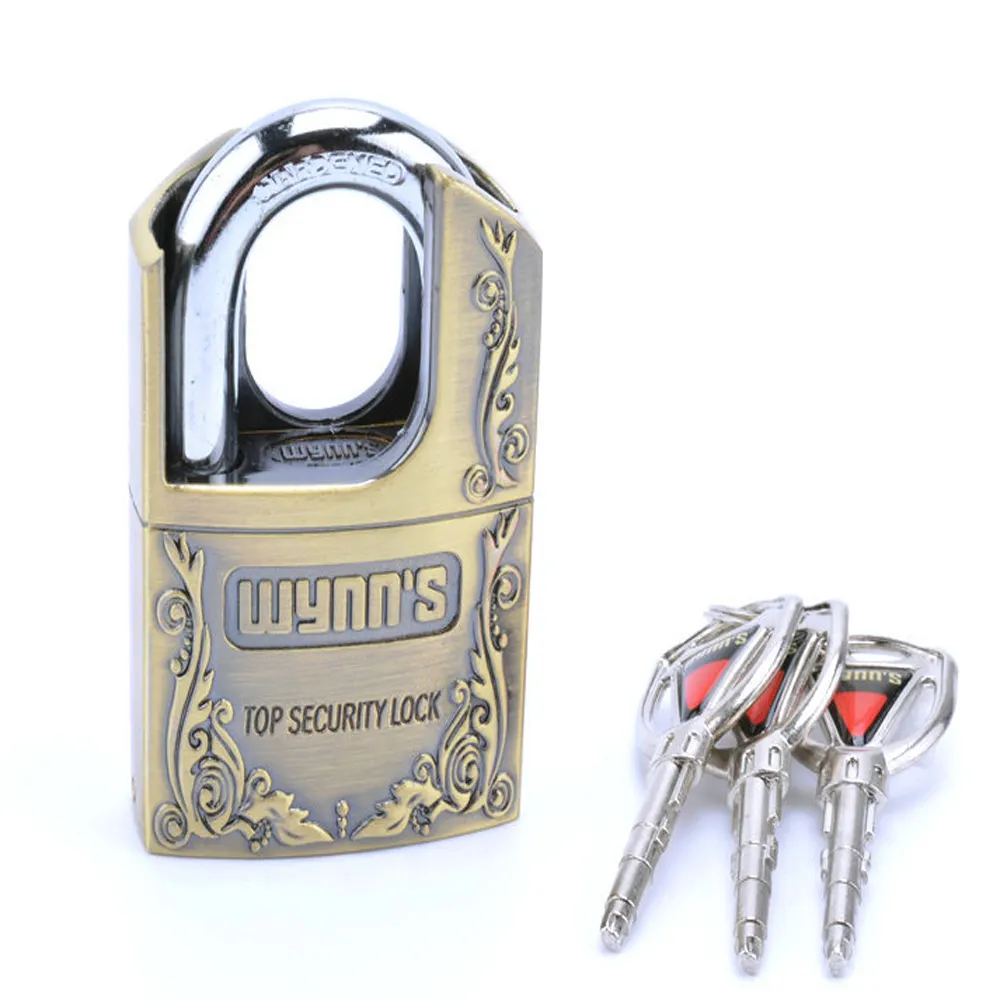 Mẫu Có Sẵn Cao Cấp Hợp Kim Đồng Nguyên Tử Chống Gỉ Chống Thấm Padlock Với Bullet Phím Và Khóa Lõi