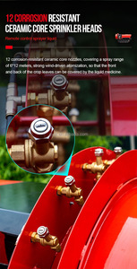 Máquina pulverizadora agrícola de potencia de gasolina 13Hp 13.5Hp 400L <span class=keywords><strong>Control</strong></span> remoto 18Cm Núcleo de ancho de pista que incluye engranaje de motor de bomba - Product Image 4