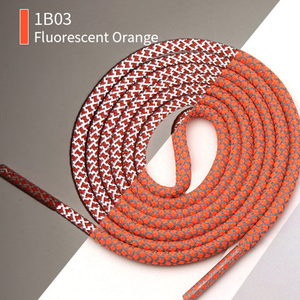 Cordón Redondo Reflectante de Alta Visibilidad con Patrón de Rejilla de 3.5mm <span class=keywords><strong>Yamei</strong></span>, Apto para Zapatos Deportivos con Cordones Reflectantes - Product Image 4
