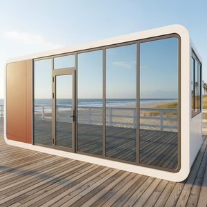 Cabaña Prefabricada de Lujo de 5.8 Metros, Totalmente Decorada, Diseño Integrado, Estructura de Acero Impermeable, Transpirable, con Gimnasio - Product Image 1
