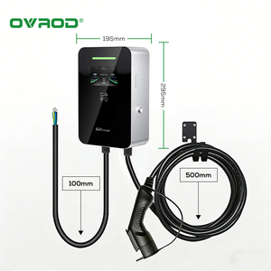 Ovrod en alliage d'aluminium Ac Home Station de charge murale pour voiture électrique Type2 Prise murale rapide 22kw 32 <span class=keywords><strong>Amp</strong></span> Wallbox Ev Charger - Product Image 4