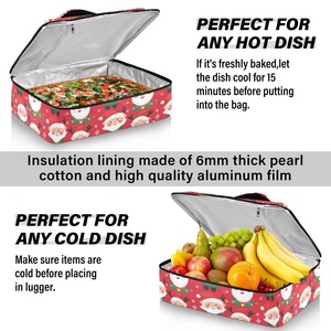 Personalized 16*12 Inch Keep Warm Customs Insulated Large Food <b>Bag</b> <b>Pizza</b> Zaipper Delivery <b>Bag</b> Waterproof - Product Image 5