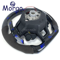 Accessoires de voitures Volant de direction en fibre de carbone forgé à LED pour Volkswagen Golf MK7 MK7.5 R GTI GTS GTE GTD Polo Passat