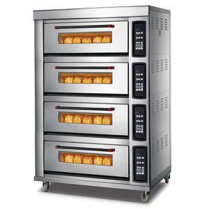 Thương mại bánh pizza và bánh Lò nướng điện 1-4 boong bánh và lò nướng bánh mì với giá tốt đổi mới 3-16 khay lò để bán - Product Image 4