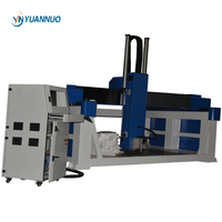 Fresadora CNC de 4 ejes con motor servo y husillo de alta precisión para grabado en madera, modelos YN1325, YN1530, YN2040, con eje Z elevado y gran tamaño, 180 grados
