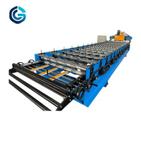 Machine de profilage de plaques de toiture en aluminium modèle TR6 avec moteur, pompe et roulement 380V/220V, épaisseur de laminage 0,3-0,7 mm