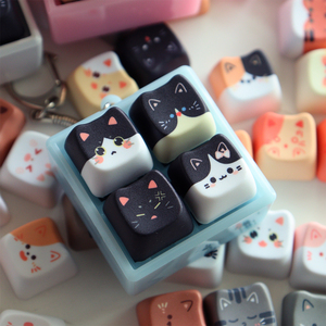 Claviers en forme de chat XDA/M-OA/<span class=keywords><strong>DSA</strong></span>/MAO/Tête d'ours, en PBT, par sublimation, porte-clés multifonctionnel, jouet anti-stress pour adultes - Product Image 5