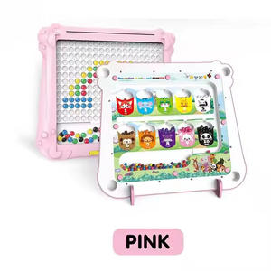 Erken eğitim manyetik yapı taşı masa bulmaca çift taraflı çocuklar çizim kurulu - Product Image 4