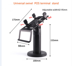 Support de tablette et de téléphone portable de luxe personnalisé, en plastique ABS et métal, flexible et portable, avec support pour carte de crédit, échantillon - Product Image 6