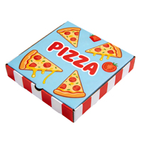 Boîte à pizza en carton rigide SP4232 pour restauration rapide, boîte à pizza simple de 8 pouces
