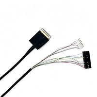 NV133HCG-52 20523-30P Industrieller EDP-Bildschirm LVDS-Kabel IP65 Silikonmantel 0,4mm Abstand