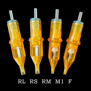 เข็มสักลายสีเหลืองแบบตลับ 20 ชิ้น/กล่อง รุ่น RL RS RM M1 อุปกรณ์มืออาชีพแบบใช้แล้วทิ้ง - Product Image 5