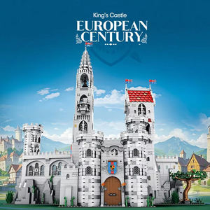 Reobrix 55016 King Princess <strong>Castle</strong> Romantic Toy Modular Model 2 Designs Educational Difficult Building Blocks Set Birthday Gift - Product Image 1