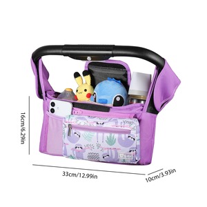 Nouveaux articles pour bébé : Sac de rangement pour poussette avec support suspendu pour biberons, sac de maman suspendu - Product Image 6