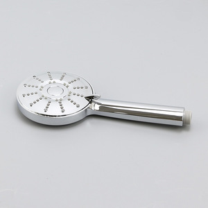 Shower Head Round Adjustable Spray Rain Portable Handheld With Hose 8507 - Product Image 2