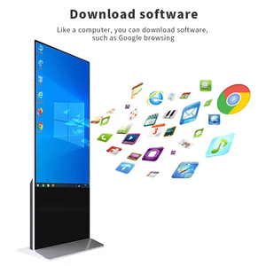 شاشة عرض رقمية تعمل باللمس بالأشعة تحت الحمراء/السعة للاستخدام الداخلي مقاس 32-75 بوصة، تدعم نظام إدارة السحابة، شاشة أندرويد - Product Image 5