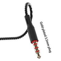 Micro pour écouteurs d'usine OEM écouteurs mains libres filaires à suppression de bruit avec écouteurs avec microphone