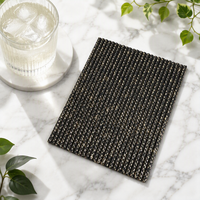 Pailles en papier rayées noires et blanches en gros, compostables, de qualité alimentaire, pour la maison, les cafés et les boissons quotidiennes
