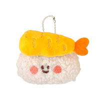 Restauration rapide Hamburger en peluche frites Toast Hot Dog mignon Mini porte-clés promotionnel en peluche douce personnalisé