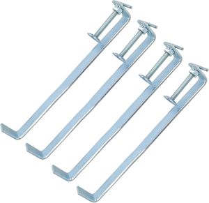 300Mm Vườn Nhà Kính Tường Nội Bộ Kim Loại Fastener Hồ Sơ Kẹp Chủ Mộc Cho Gạch Đặt - Product Image 1