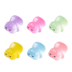 Dp Miniature Cartoon Pig Resin Figurines Lying Down Colorful Decorations For <b>Car</b> Desktop <b>Ornaments</b> - Product Image 2