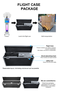 Cabina <span class=keywords><strong>de</strong></span> Fotos Portátil Retro con Pantalla Táctil <span class=keywords><strong>de</strong></span> 15.6 Pulgadas, Estilo Moderno, con Cámara e Impresora - Product Image 6
