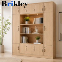 Armoire de chambre d'hôtel en MDF, armoire en bois avec serrure électronique numérique pour le salon