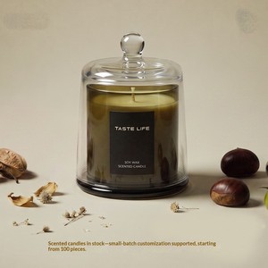 Vela Aromática Hecha a Mano con Cera de Soya - Regalo de Cumpleaños Perfecto, Recuerdo de Fiesta, Logotipo Personalizable, Elegante Caja de Regalo Decorativa en Forma de Copa para el Hogar - Product Image 5