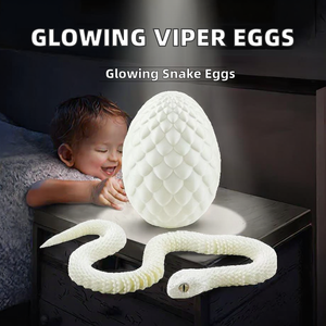 Kit de Huevos de Víbora con Temática Animal, Impresos en 3D, Luminosos y Congelados, Regalo Novedoso |   Decoración para Fiesta de Pascua para Niños y Adultos - Product Image 2