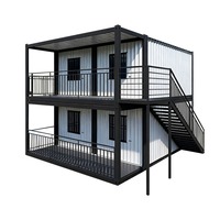 Maisons préfabriquées modulaires extensibles de style moderne, imperméables, en conteneurs, 20ft, 30ft, 40ft, en kit, avec un excellent service