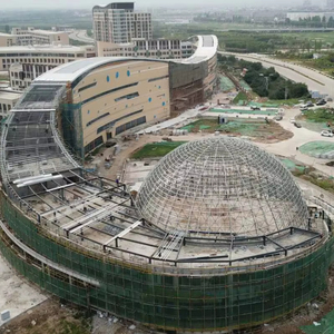 Thiết Kế Hiện Đại Thương Mại Xây Dựng Thép Không Gian Khung Mái Vòm Đúc Sẵn Ánh Sáng Xây Dựng Uốn Cắt Hàn Dịch Vụ - Product Image 6