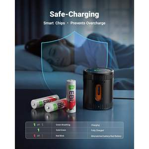 EBL 3600mWh Double <b>Rechargeable</b> <b>AA</b> <b>Lithium</b> <b>Batteries</b> Charger 8 Pack 2000+ High Capacity 1.5V Product Category <b>Battery</b> Chargers - Product Image 5