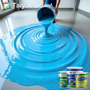 Pintura Epóxica para Pisos de Arena de Color Ecológica a Base de Agua, Revestimiento Decorativo Líquido Antideslizante e Impermeable para Pisos de Concreto - Product Image 3