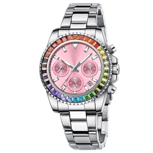 Drioshipping Nuevo Reloj de Negocios con Diamantes para Mujer, Reloj de Cuarzo a la Moda, Resistente al Agua - Product Image 2