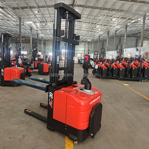 รถยกพาเลทไฟฟ้าแบบไฮดรอลิก ใช้แบตเตอรี่ สำหรับยกของในคลังสินค้า แบบเดินตาม ควบคุมอัตโนมัติเต็มรูปแบบ - Product Image 2