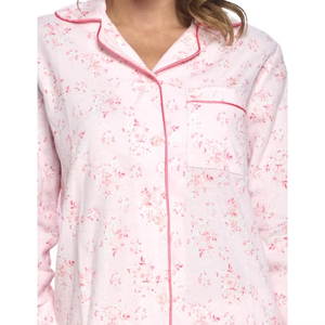 Pijamas de Mujer de Alta Gama con Estampado Digital, Suaves y Transpirables, de Algodón, con Cintura Elástica y Estampado Personalizado, para Invierno - Product Image 3