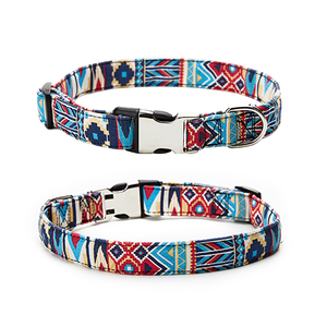 Collar personalizado de nailon con media hebilla de Metal para perros, placa con etiqueta de identificación grabada, Collar para mascotas pequeñas, medianas y grandes - Product Image 3