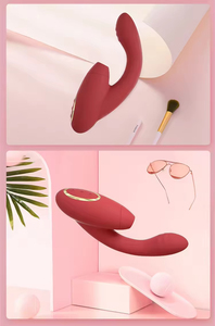Vibrateur 2-en-1 à succion pour clitoris et point G, Godemiché vibrant à succion pour femmes, Articles érotiques pour adultes - Product Image 6