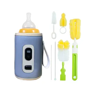 Offre spéciale, produits bon marché pour bébé, coffret cadeau, chauffe-biberon à lait pour bébé, brosse à biberon pour nouveau bébé